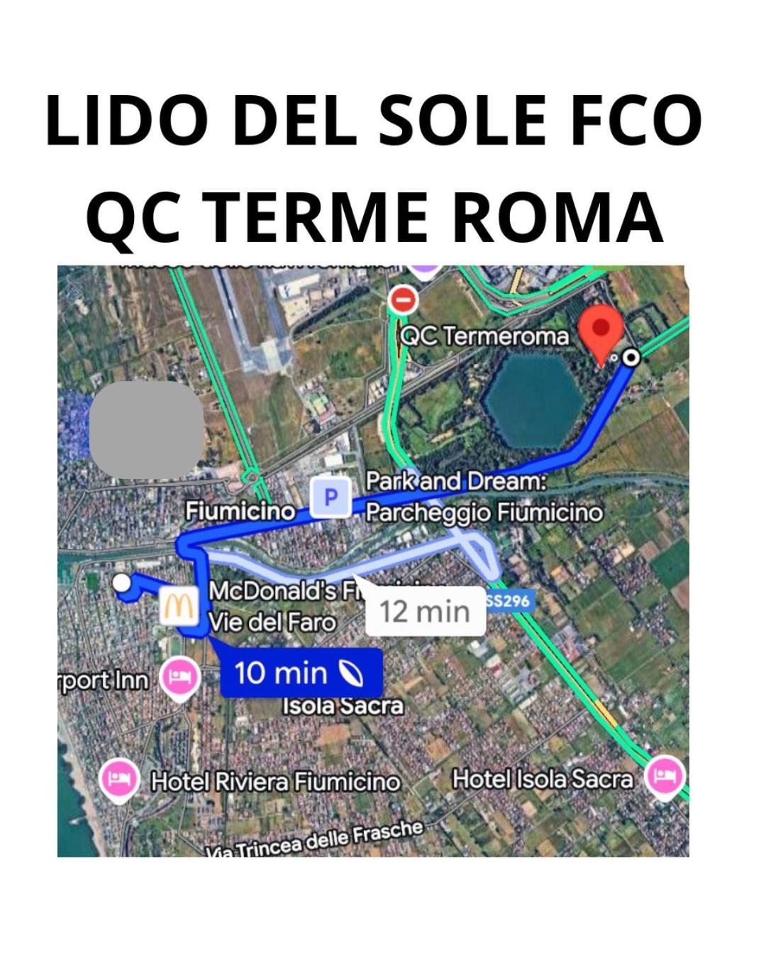 Apartmán Lido Del Sole Fco Fiumicino Exteriér fotografie